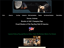 Tablet Screenshot of desertmoonpugs.com